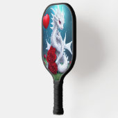 Raquette De Pickleball White Valentine Love Dragon (Gauche)