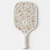 Raquette De Pickleball Wildflower Custom Name Monogram (Recto)