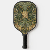 Raquette De Pickleball William Morris Honeysuckle Vert Floral (Verso)