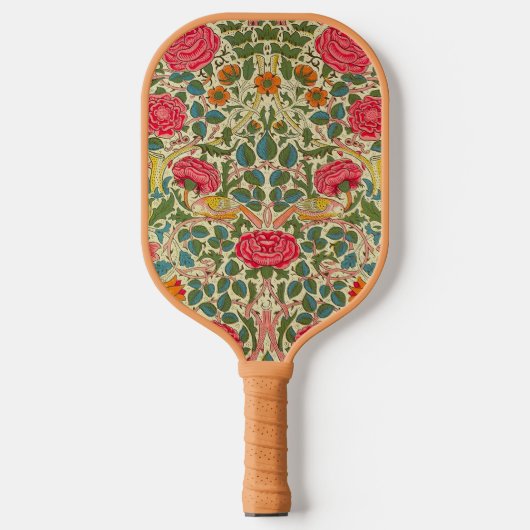 Raquette De Pickleball William Morris Rose Floral Chintz rose (Recto)