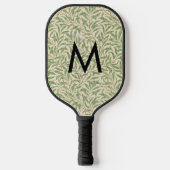 Raquette De Pickleball William Morris Willow Bough Motif Monogramme (Recto)