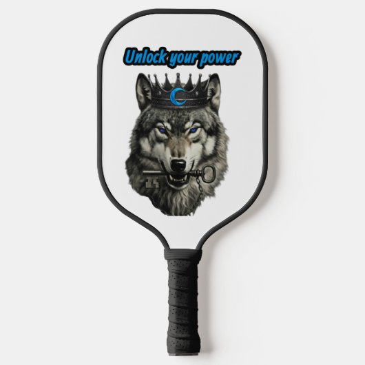 Raquette De Pickleball wolf king unlock your power (Recto)