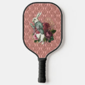 Raquette De Pickleball Wonderland White Rabbit Floral (Verso)