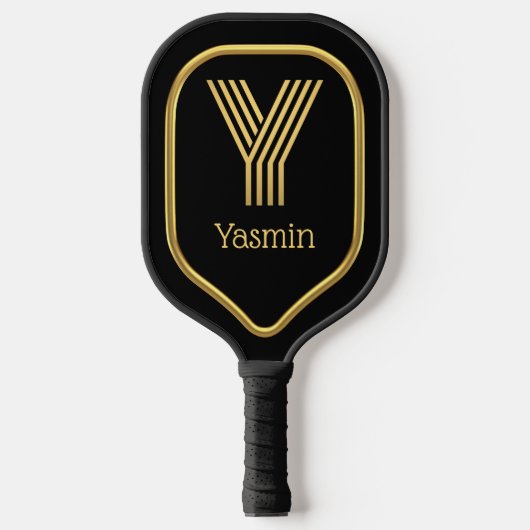 Raquette De Pickleball Y Paddle de Pickleball Initial Gold (Recto)