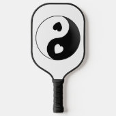 Raquette De Pickleball Yin Yang Amour Et Coeurs (Recto)