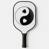 Raquette De Pickleball Yin Yang Amour Et Coeurs (Verso)