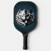 Raquette De Pickleball Yin Yang Wolves. (Verso)