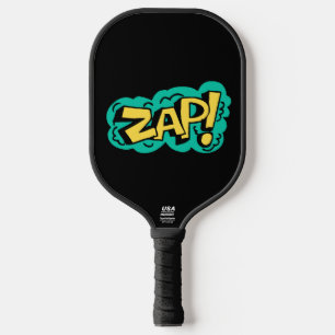 Raquette De Pickleball ZAP mot de bulle de parole, illustration dessinée 