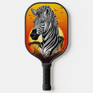 Raquette De Pickleball Zebra African Savanna Wild Animal