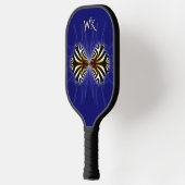 Raquette De Pickleball Zebra Fish Kiss Monogrammé (Gauche)