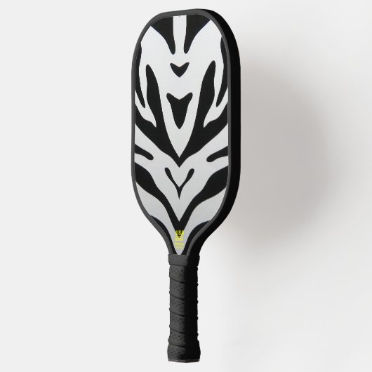RAQUETTE DE PICKLEBALL ZEBRA STRIPES ABSTRAITES (Gauche)
