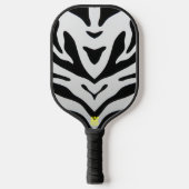 RAQUETTE DE PICKLEBALL ZEBRA STRIPES ABSTRAITES (Recto)
