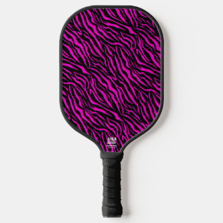 RAQUETTE DE PICKLEBALL ZÈBRE ROSE CHAUD