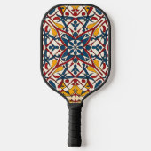 Raquette De Pickleball zellige en mosaïque (Verso)