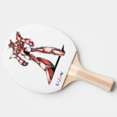 Raquette De Ping Pong 作品番号00016　「エース　ロボ　(Ace　Robot)」 (Côté)
