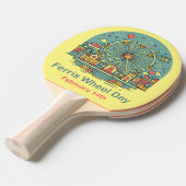 Raquette De Ping Pong 14 févr. - Journée de la grande roue (Devant Angle)