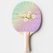 Raquette De Ping Pong 16ème Arc-en-ciel et papillons de fête (Devant)