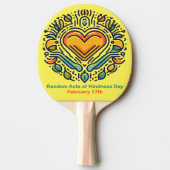 Raquette De Ping Pong 17 févr. - Random Acts of Kindness Day (Devant)