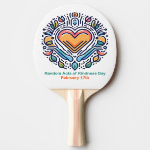 Raquette De Ping Pong 17 février Journée des actes de bonté aléatoires