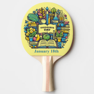 Raquette De Ping Pong 18 janvier - Thesaurus Day