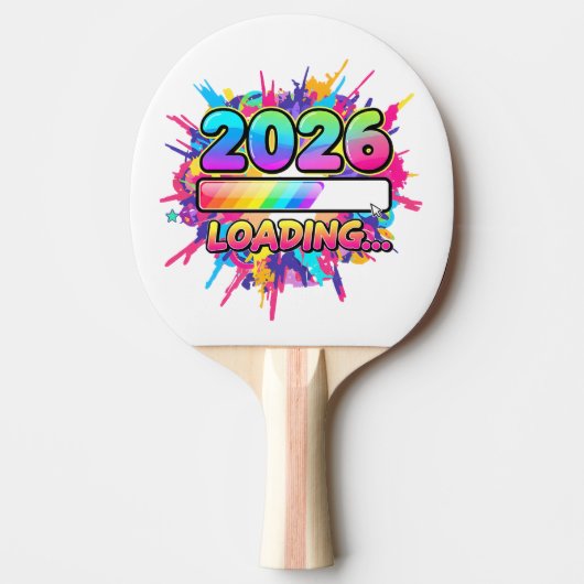 Raquette De Ping Pong 2026 Loading... Progress Bar Sticker (Devant)