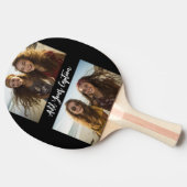 Raquette De Ping Pong 2 Collage photo avec légende de script tendance -  (Côté)