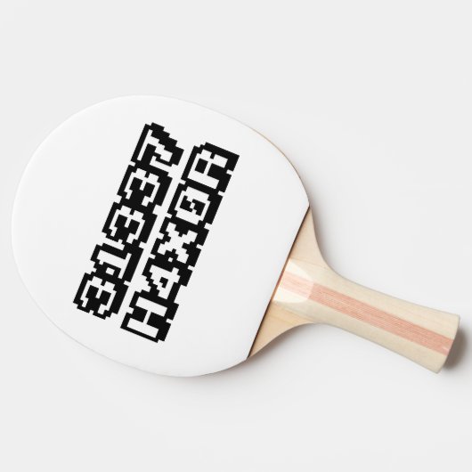 RAQUETTE DE PING PONG 31337 H4X0R (Côté)