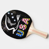 Raquette De Ping Pong 4 juillet (Côté)