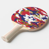 Raquette De Ping Pong 4th of July, Independence day, Camouflage Gold (Devant Angle)