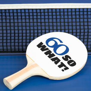 Raquette De Ping Pong 60 donc ce Drôle Citation Typographie 60e Annivers