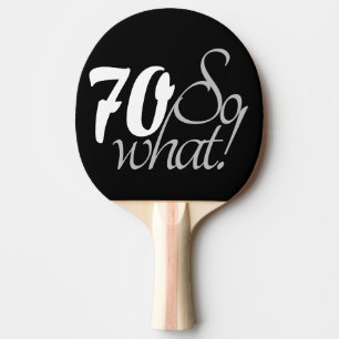 Raquette De Ping Pong 70 alors ce Citation amusante Script 70e Anniversa