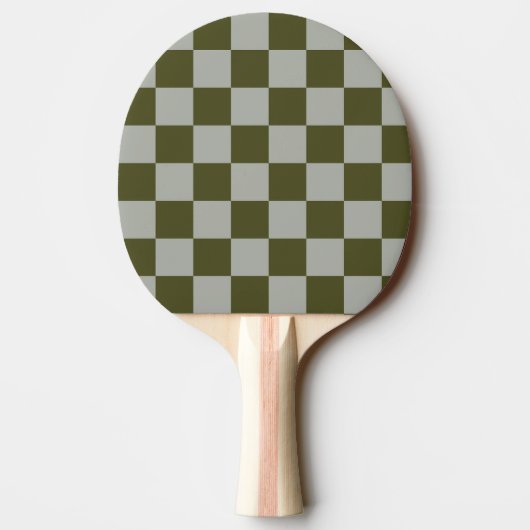 Raquette de Ping Pong à carreaux (Dos)