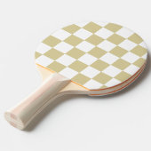 Raquette de Ping Pong à carreaux (Devant Angle)