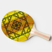 Raquette de Ping Pong à Géométrie Fractale (Côté)