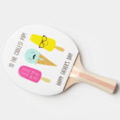 Raquette De Ping Pong À la pop la plus froide - Fête des pères (Côté)