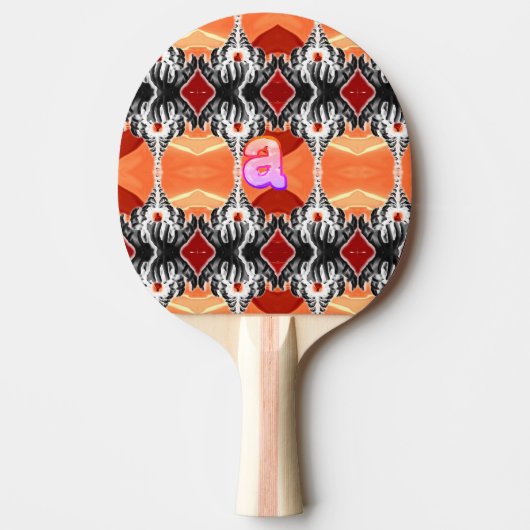 Raquette De Ping Pong "a" Mains (Devant)