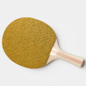 Raquette de Ping Pong à Texture Dorée – Style Impr (Côté)