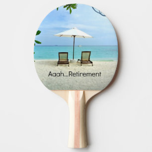 Raquette De Ping Pong Aaah...Retraite