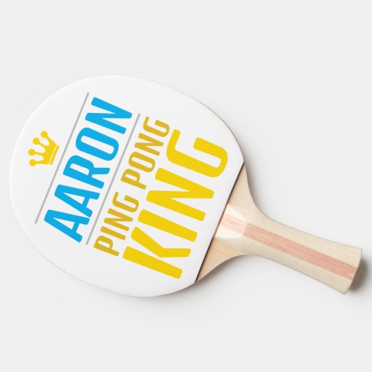 Raquette De Ping Pong Aaron (Côté)