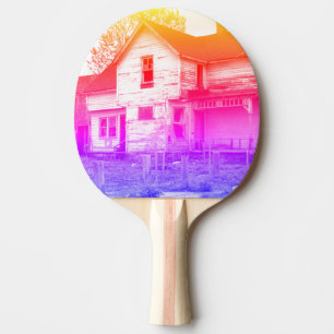 Raquette De Ping Pong Abandon d'une maison à deux étages
