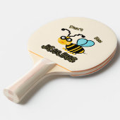 Raquette De Ping Pong Abeille drôle (Devant Angle)