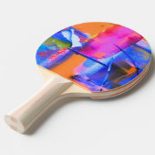 Raquette De Ping Pong Abstract Background Colorful (Devant Angle)