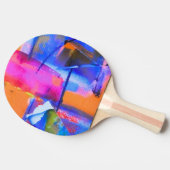 Raquette De Ping Pong Abstract Background Colorful (Côté)