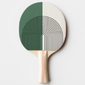 Raquette De Ping Pong Abstraction Bohème Moderne (Dos)