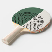 Raquette De Ping Pong Abstraction Bohème Moderne (Devant Angle)
