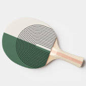Raquette De Ping Pong Abstraction Bohème Moderne (Côté)
