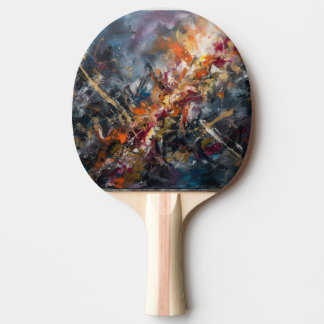 Raquette De Ping Pong Abstrait