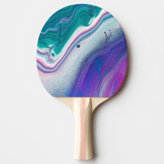 Raquette De Ping Pong Abstrait coloré (Devant)