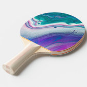 Raquette De Ping Pong Abstrait coloré (Devant Angle)