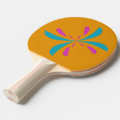 Raquette De Ping Pong Abstrait simple Motif de vol papillon (Devant Angle)